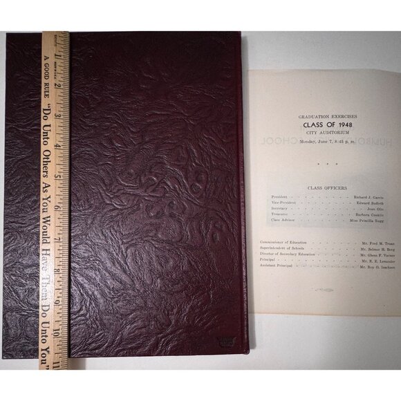 Vintage 1948 Humboldt High School Yearbook St. Paul Minnesota HC Memorabilia VTG - Picture 5 of 16